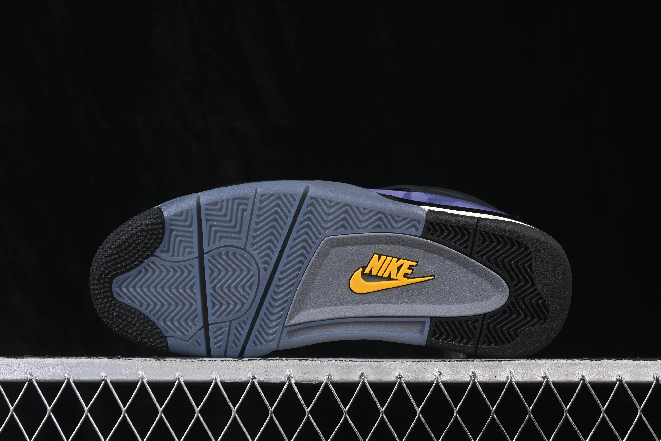 All categories Air Jordan Jordan series basketball shoes Air Jordan 4 LJR version Air Jordan 4 Retro "Lakers" AJ4 Joe 4 Lakers Purple Gold FV5029-500